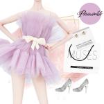JAMIEshow - Muses - Enchanted - Mini Fashion Pack - Periwinkle - Outfit